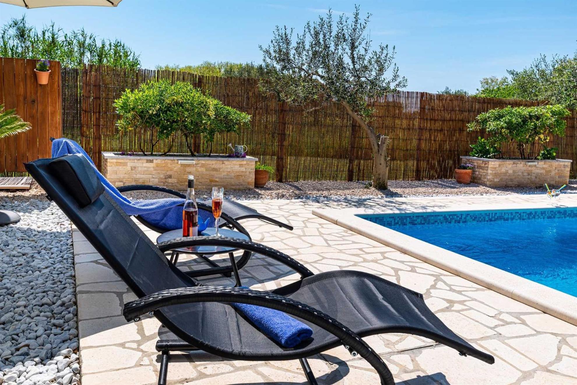 Apartment House Simoni With Pool, Zadar County Privlaka  Esterno foto