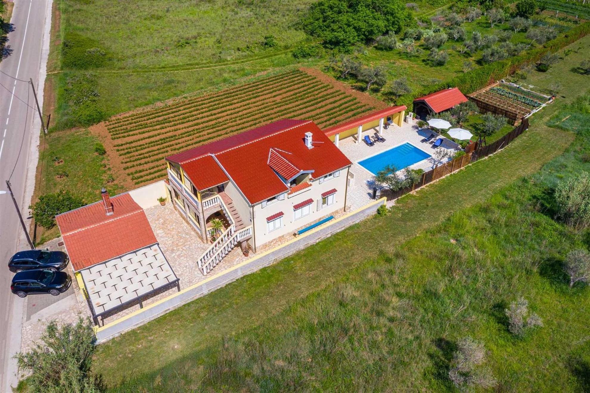 Apartment House Simoni With Pool, Zadar County Privlaka  Esterno foto